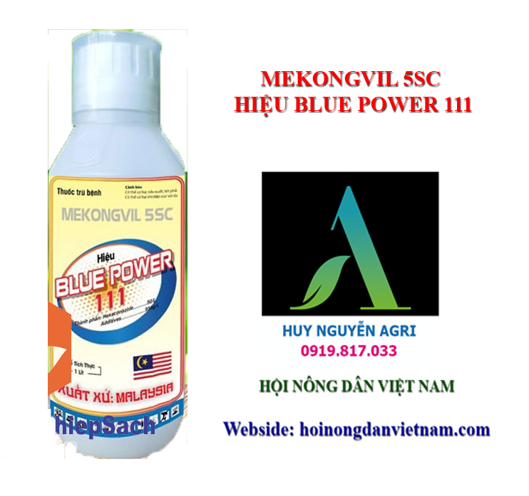 MEKONGVIL 5SC – HIỆU BLUE POWER 111 ĐẶC TRỊ KHÔ VẰN TRÊN LÚA hoinongdanvietnam.com